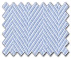 100% Cotton Light Blue Herringbone