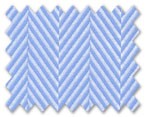 100% Cotton Blue Herringbone