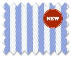 100% Cotton Light Blue Herringbone