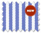 100% Cotton Blue Herringbone