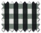 100% Cotton Black Gingham Check