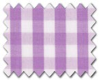 100% Cotton Purple Gingham Check