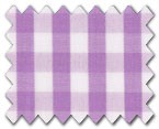 100% Cotton Purple Gingham Check