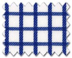 100% Cotton Dark Blue Check