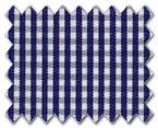 100% Cotton Navy Check