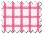 100% Cotton Pink Check