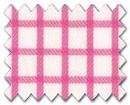 100% Cotton Pink Check