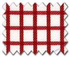 100% Cotton Red Check