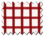 100% Cotton Red Check