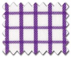100% Cotton Purple Check