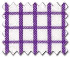 100% Cotton Purple Check