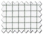 100% Cotton Black Check