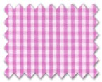 100% Cotton Pink Check