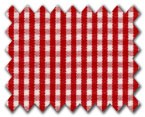 100% Cotton Red Check