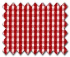 100% Cotton Red Check