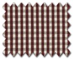 100% Cotton Brown Check