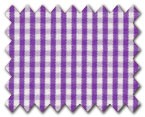 100% Cotton Purple Check