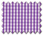 100% Cotton Purple Check