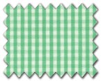 100% Cotton Green Check