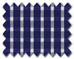 100% Cotton Navy Check