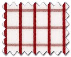 100% Cotton Red Check