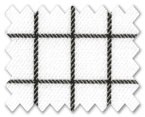 100% Cotton Black Check