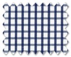 100% Cotton Dark Blue Check