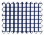 100% Cotton Dark Blue Check