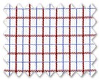 100% Cotton Red/Blue Check