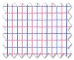 100% Cotton Pink/Blue Check