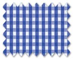 100% Cotton Blue Check