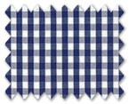 100% Cotton Dark Blue Check