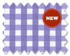 100% Cotton Purple Check