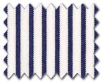 100% Cotton Navy Stripe