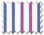 100% Cotton Purple/Blue Stripe