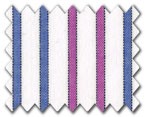 100% Cotton Purple/Blue Stripe