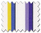 100% Cotton Purple/Yellow/Blue Stripe