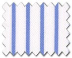 100% Cotton Light Blue Stripe