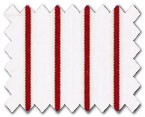 100% Cotton Red Stripe