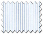 100% Cotton Light Blue Stripe