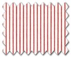 100% Cotton Red Stripe
