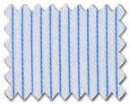 100% Cotton Light Blue Stripe