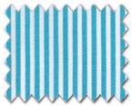 100% Cotton Aqua Stripe