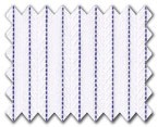 100% Cotton Dark Blue Stripe