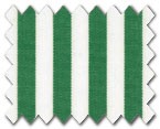 100% Cotton Green Stripe