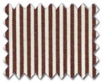 100% Cotton Brown Stripe