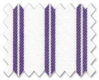 100% Cotton Purple Stripe