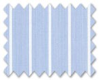 100% Cotton Light Blue Stripe