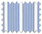 100% Cotton Blue Stripe