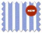 100% Cotton Sky Blue Stripe